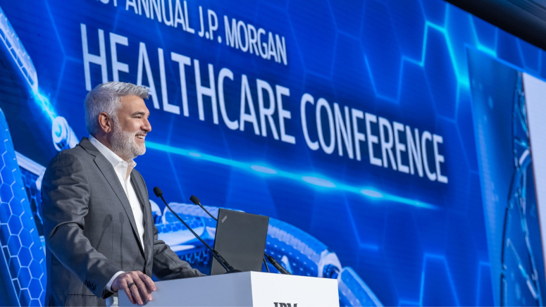 Image of Mike Gaito at the 41st annual J.P. Morgan Healthcare Conference.