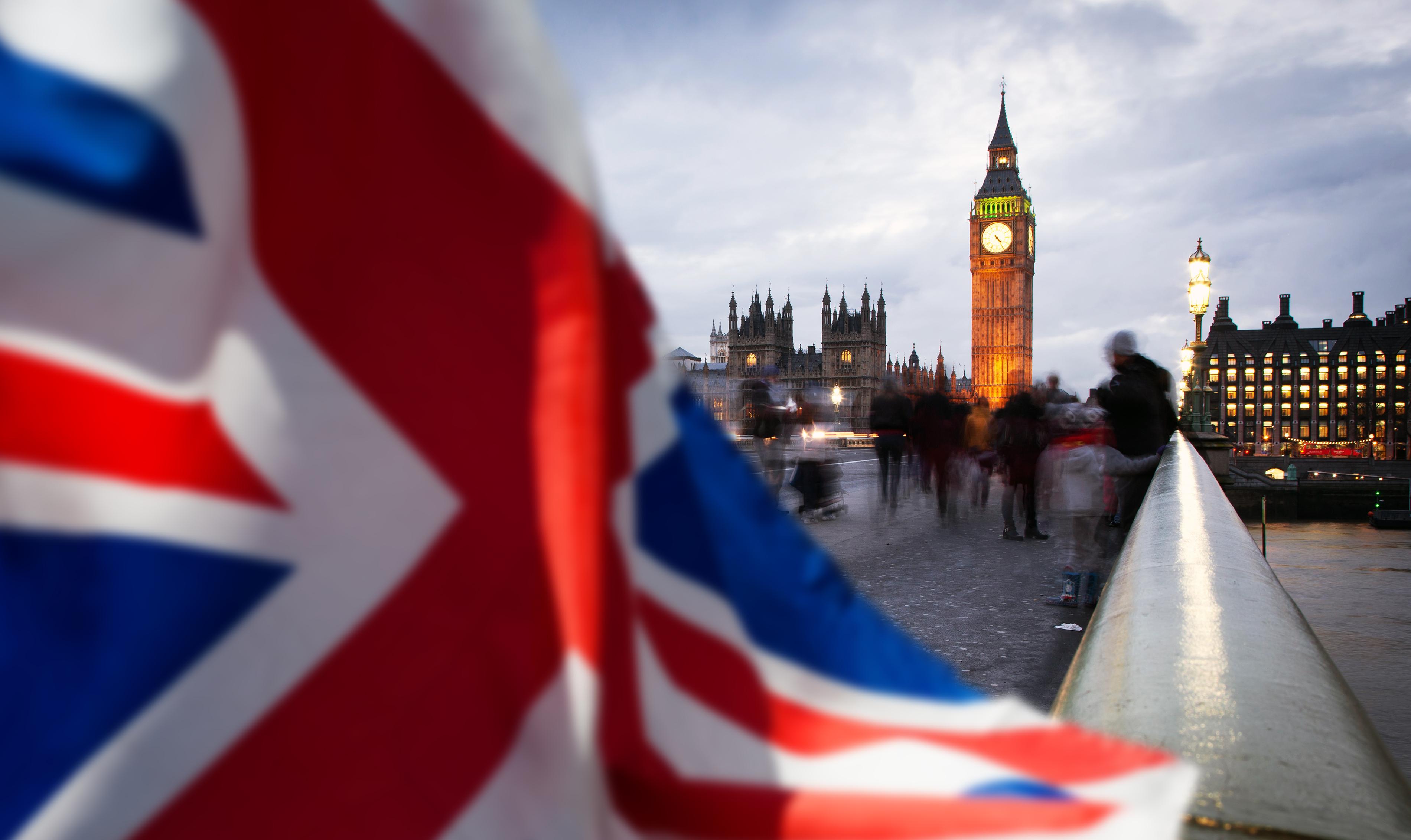 UK flag banner