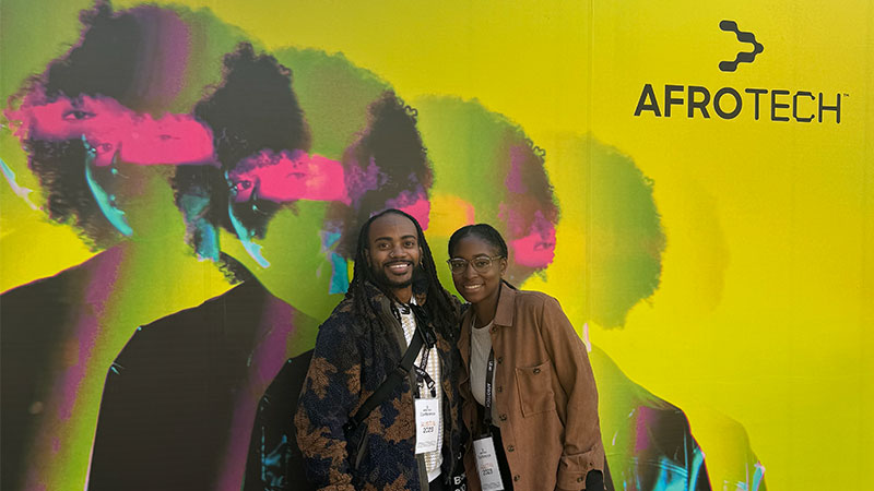 Scene from the AfroTech conference.