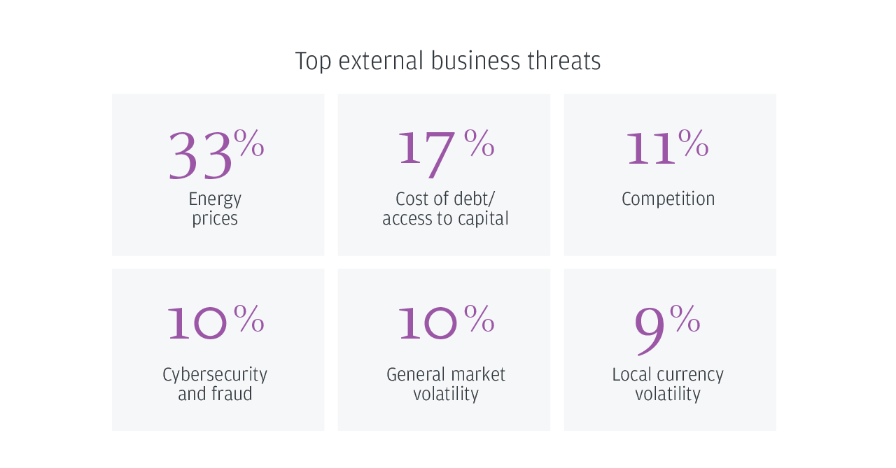 Top external business threats