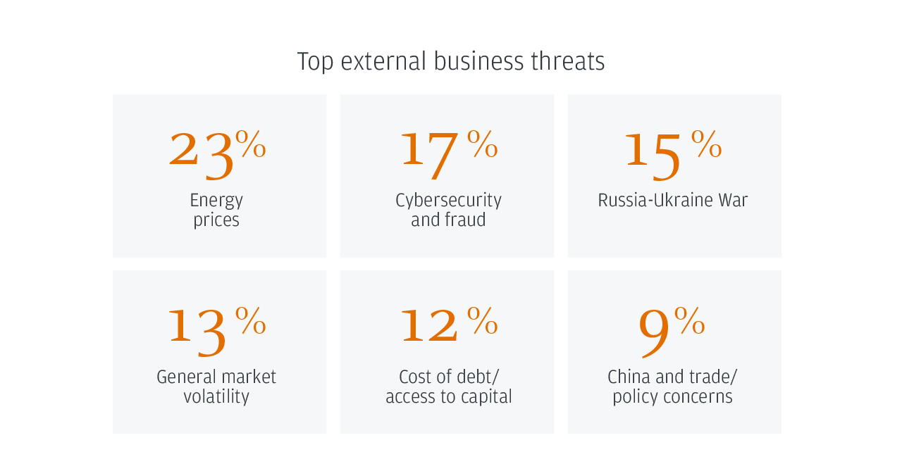 Top external business threats