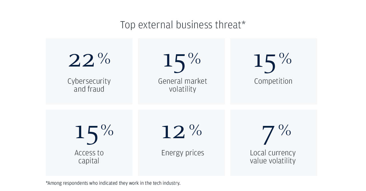 Top external business threat*