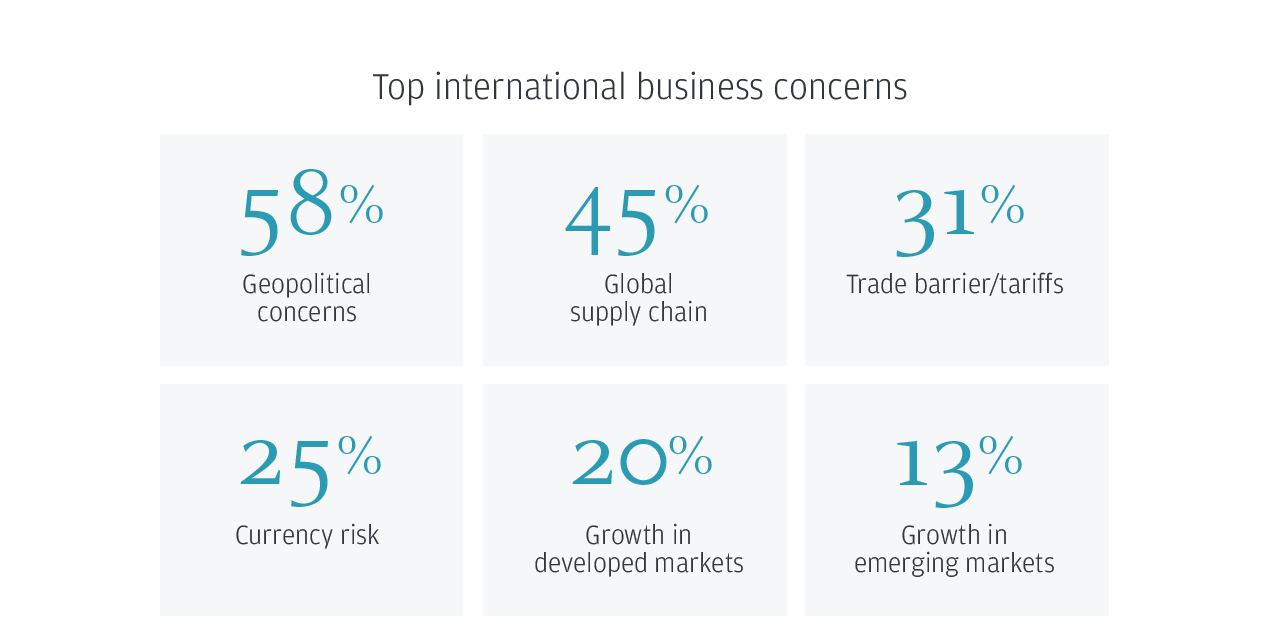 Top international business concerns