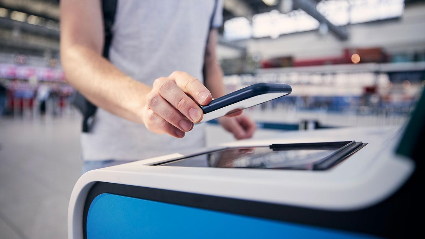 Person scanning with cell phone