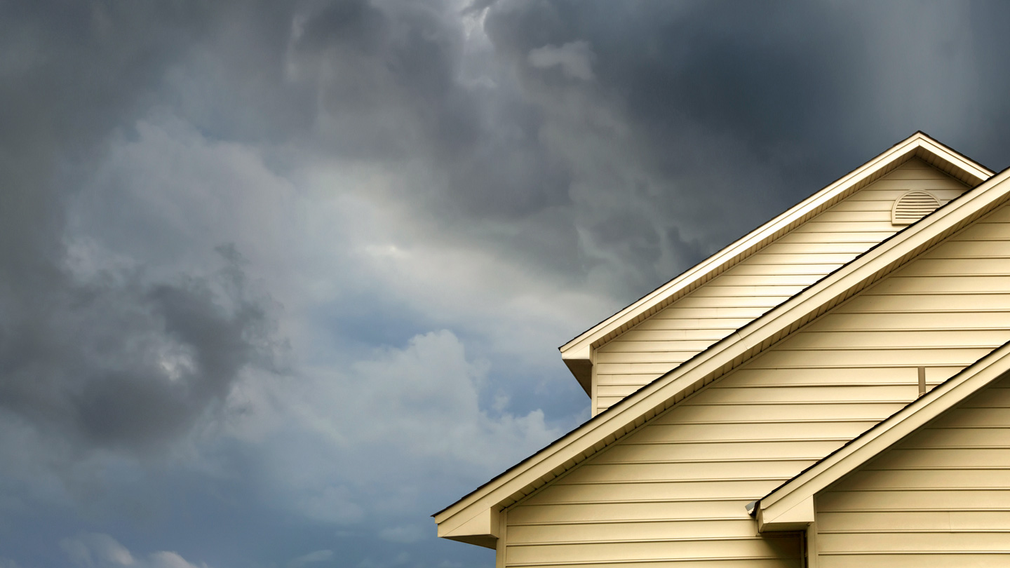 Rain Clouds Over House