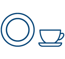 plate and cup