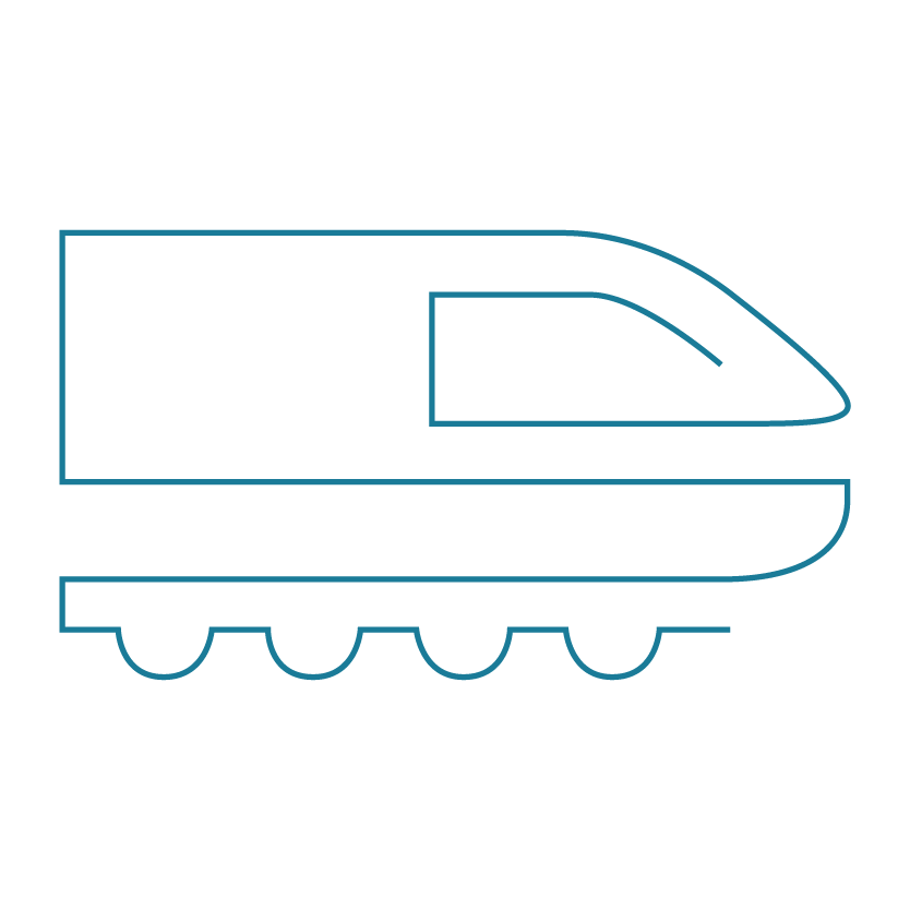 icon of train for Updated infrastructure icon of train for Updated infrastructure