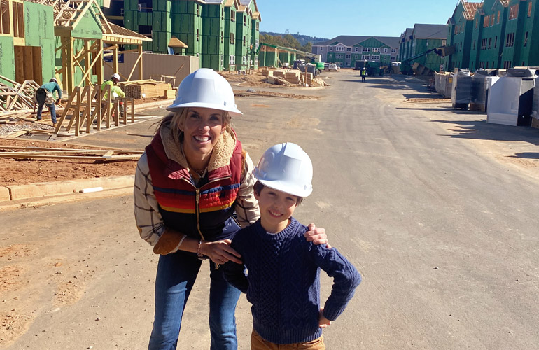Douglas Schaumber frequently brings her sons to properties so they have a better understanding of what she’s working on when she can’t be with them. Her father did the same when Douglas Schaumber was a child. Douglas Schaumber frequently brings her sons to properties so they have a better understanding of what she’s working on when she can’t be with them. Her father did the same when Douglas Schaumber was a child.