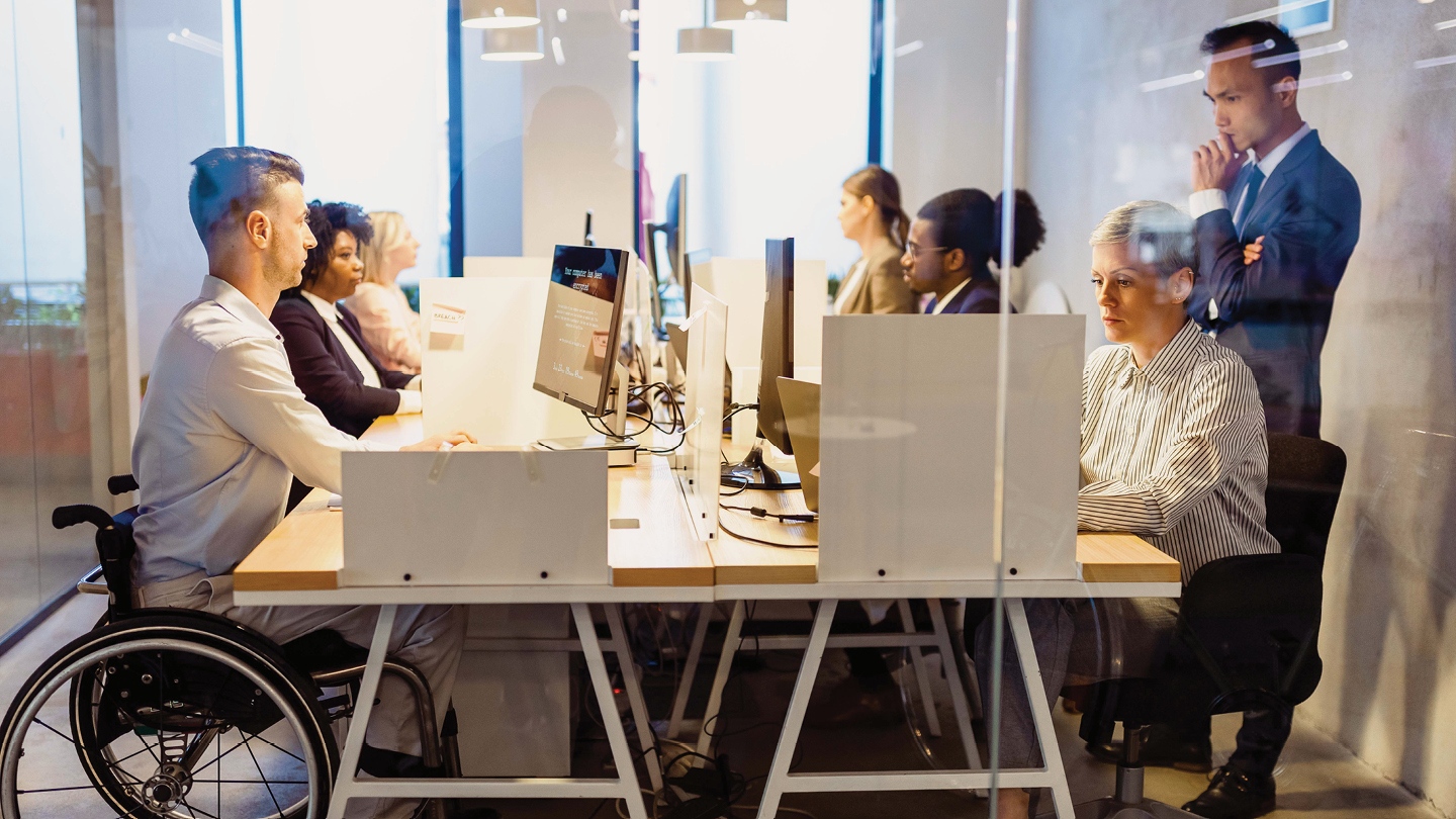 Photo of people in a meeting