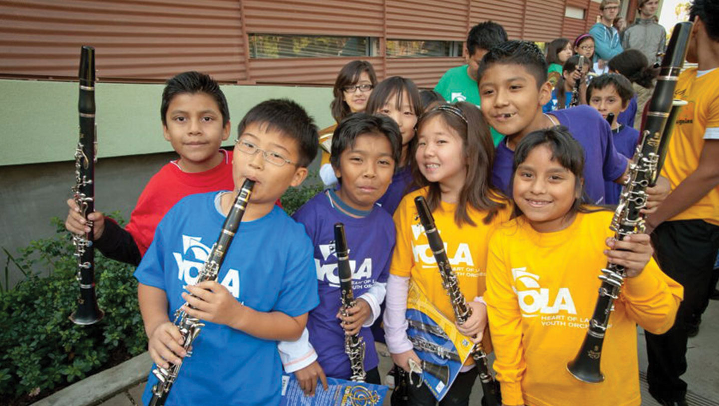 Judith and Thomas L. Beckmen YOLA Center children/students