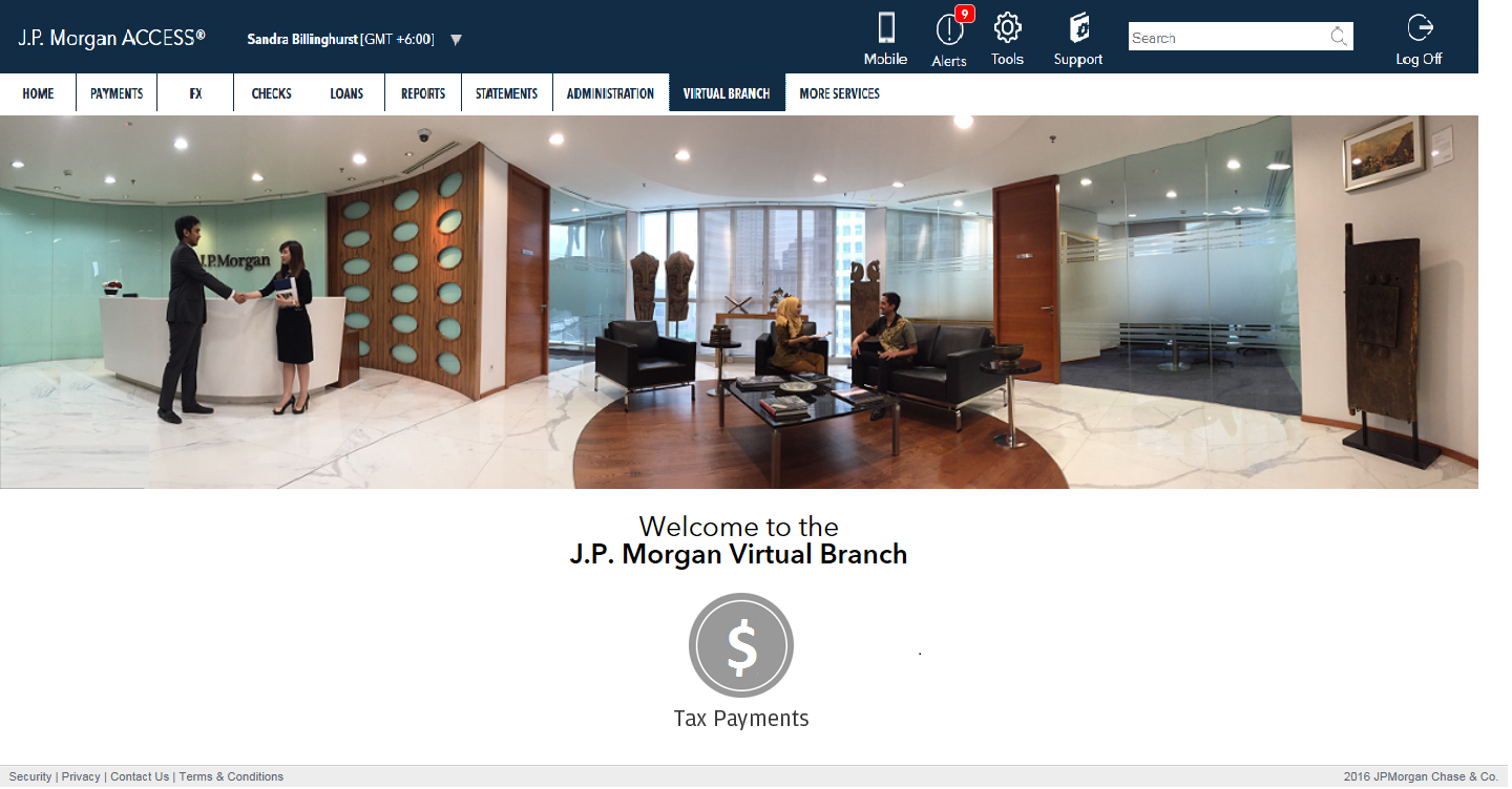 image of J.P. Morgan virtual branch