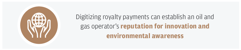 Digitizing royalty payments
