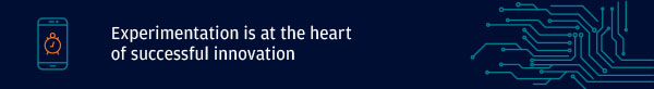 experimentation is at the heart of succesful innovation