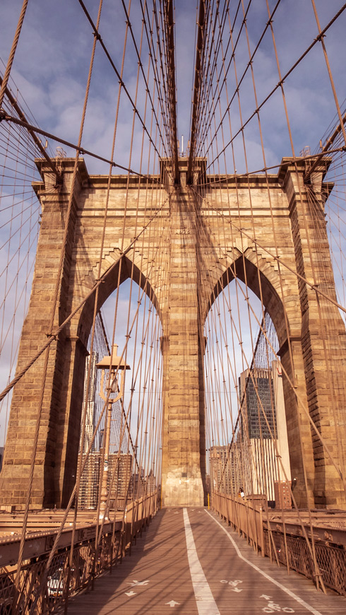 Brooklyn bridge in New York