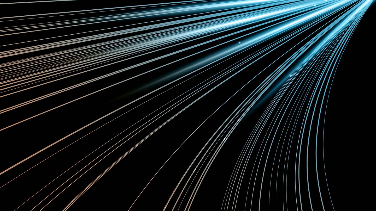 Abstract image of lines and dots