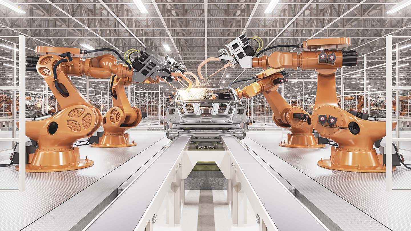 Machinery automated. 