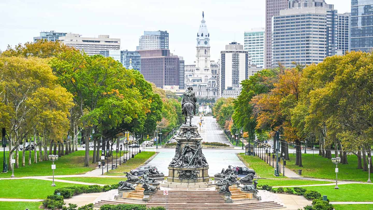 Philadelphia city scene