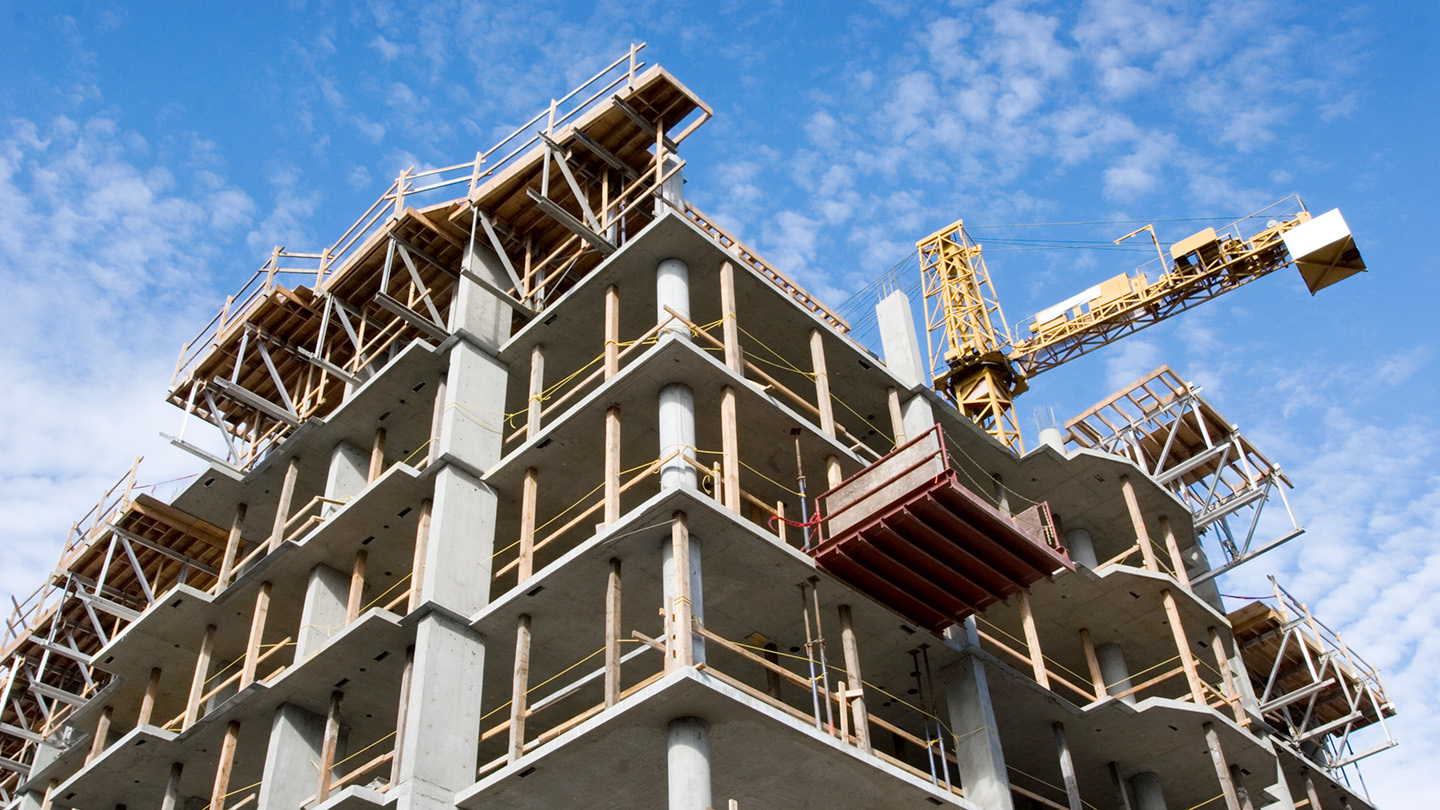 New apartment building under construction