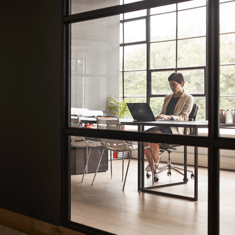 Person typing on laptop