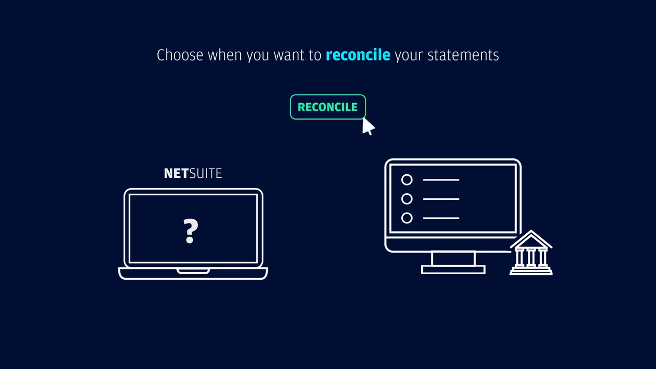 Choose when you want to reconcile your statements