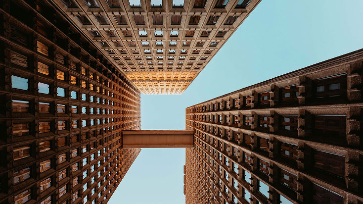 building view and sky