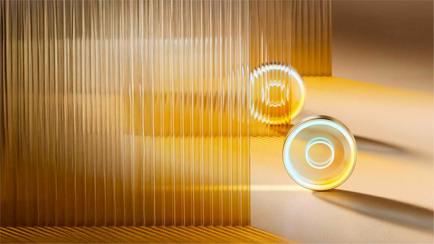 Banner of circular objects