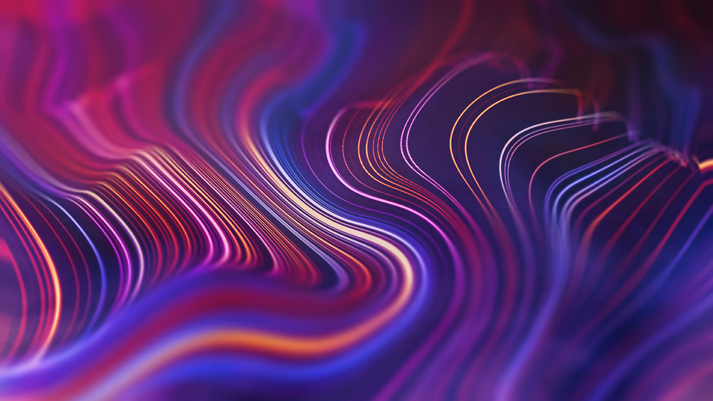 abstract art with purple and pink waves