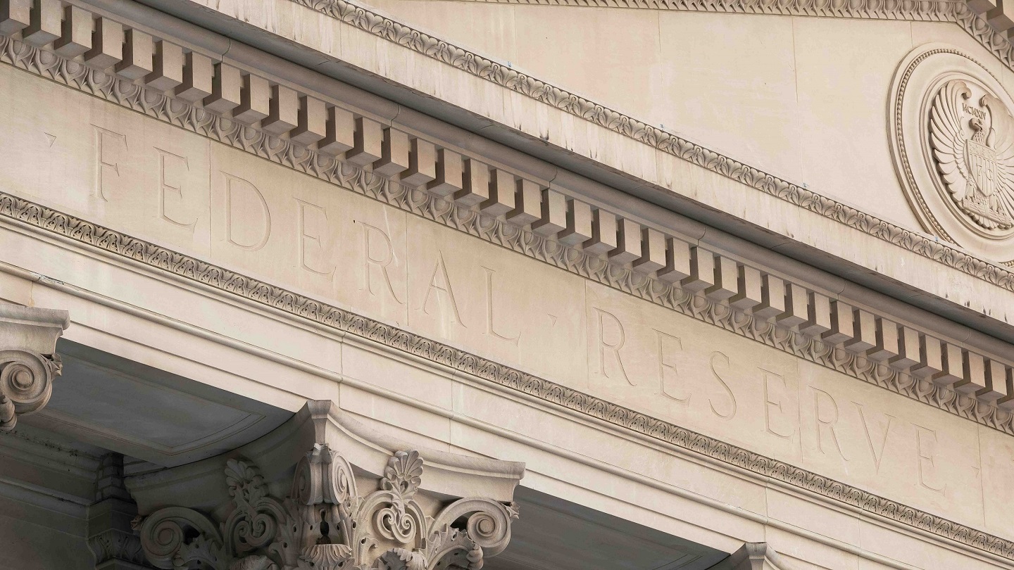 Chicago, USA  - August 25, 2016: The Federal Reserve bank late in the day.