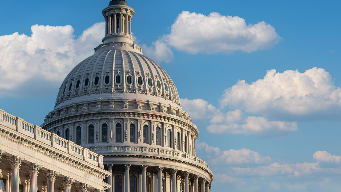 Capitol Building and Blue Sky